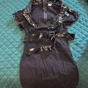 Spirit Halloween Black Police Officer Costume